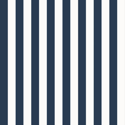 Galerie Stripes And Damask 2 Blue Regency Stripe Smooth Wallpaper