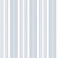 Galerie Stripes And Damask 2 Blue Textured Stripe Smooth Wallpaper