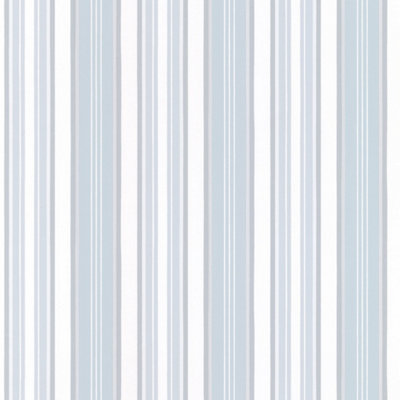 Galerie Stripes And Damask 2 Blue Textured Stripe Smooth Wallpaper