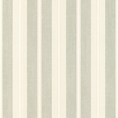 Galerie Stripes And Damask 2 Green Cushion Stripe Smooth Wallpaper