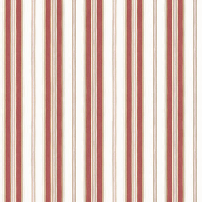 Galerie Stripes And Damask 2 Red Heritage Stripe Smooth Wallpaper