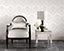 Galerie Stripes And Damask 2 Silver Grey Plaza Damask Smooth Wallpaper