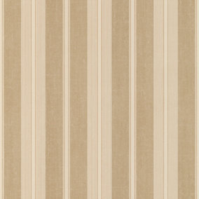 Galerie Stripes And Damask 2 Yellow Gold Cushion Stripe Smooth Wallpaper
