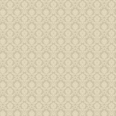 Galerie Stripes And Damask 2 Yellow Gold Mini Damask Smooth Wallpaper