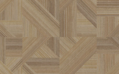 Galerie Structura Beige Brown Geometric Textured Wallpaper