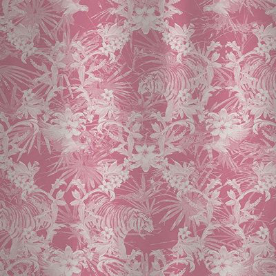 Galerie Ted Baker Fantasia Metallic Pink Kingdom Wilderness Wallpaper Roll