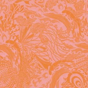 Galerie Ted Baker Fantasia Orange Eastern Tide Wallpaper Roll