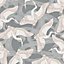 Galerie Ted Baker Fantasia Silver/Grey Cranes Wallpaper Roll
