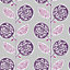Galerie Tempo purple grey floral abstract abstract smooth wallpaper