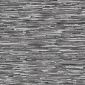 Galerie TexStyle Black Bronze Effect Vertical Stripe Wallpaper Roll