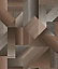 Galerie TexStyle Brown Shape Shifter Wallpaper Roll