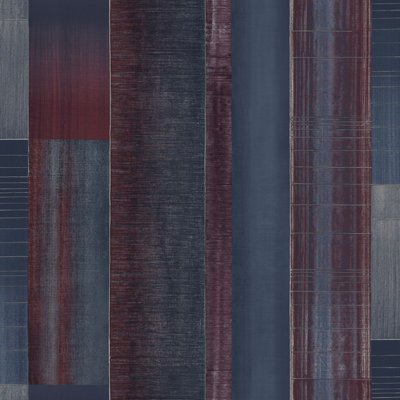 Galerie TexStyle Navy Agen Stripe Wallpaper Roll