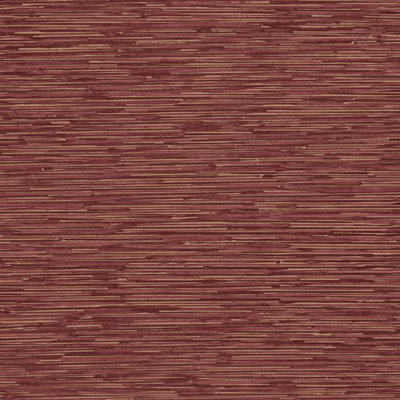 Galerie TexStyle Red Bronze Effect Vertical Stripe Wallpaper Roll