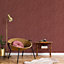Galerie TexStyle Red Bronze Effect Vertical Stripe Wallpaper Roll