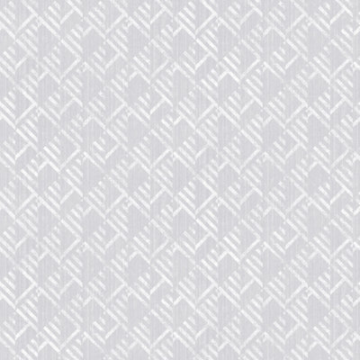 Galerie TexStyle Silver Geometric Block Flock Wallpaper Roll