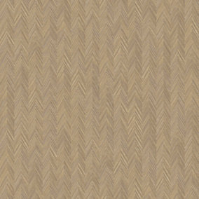 Galerie Texture FX Brown Gold Fibre Weave Textured Wallpaper