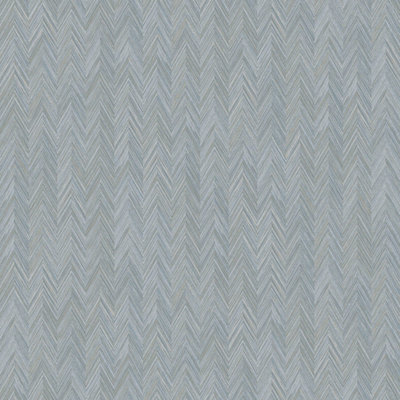 Galerie Texture FX Denim Blue Silver Fibre Weave Textured Wallpaper