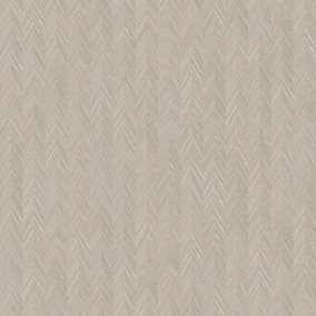 Galerie Texture FX Tan Silver Fibre Weave Textured Wallpaper