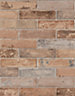 Galerie Texture Style Bronze Brown Brick Effect Smooth Wallpaper