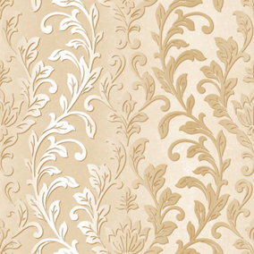 Gold Wallpaper | Wallpaper & wall coverings | B&Q