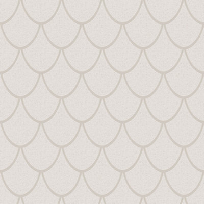 Galerie The New Design Book Beige Off White Geometric Embossed Wallpaper