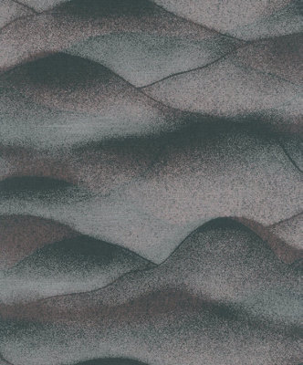 Galerie The New Design Book Black Rolling Hills Glitter Landscape A4 Wallpaper Sample