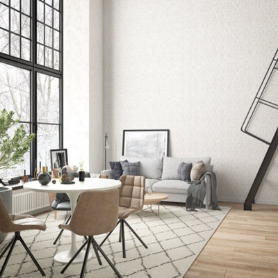 Galerie The New Design Book Gold Beige Geometric Embossed Wallpaper