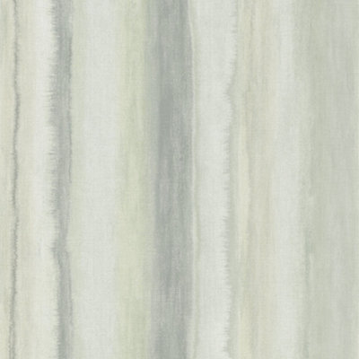 Galerie The New Design Book Green Beige Stripe Wallpaper