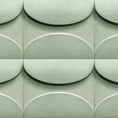 Galerie The New Design Book Green Geometric Motif Wallpaper