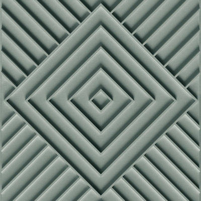 Galerie The New Design Book Green Geometric Wallpaper