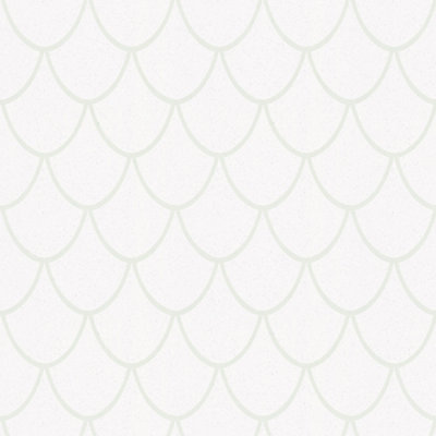 Galerie The New Design Book White Geometric Embossed Wallpaper