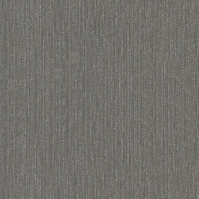 Galerie The New Textures Book Anthracite Shimmer Vertical Weave Wallpaper Roll