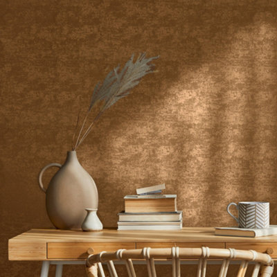 Galerie The New Textures Book Copper Sand Texture Wallpaper Roll