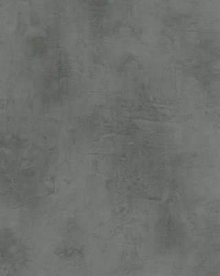 Galerie The Textures Book Black/Grey Concrete Wallpaper Roll