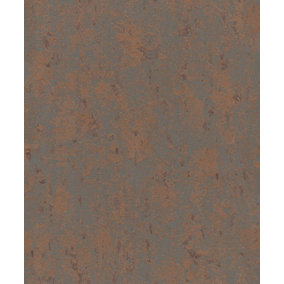Galerie The Textures Book Copper Black Metallic Matte Texture Textured Wallpaper