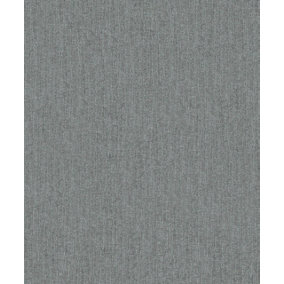 Galerie The Textures Book Silver Grey Black Textured Plain Textured Wallpaper