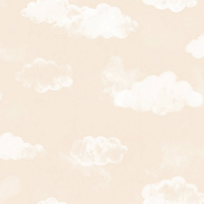 Galerie Tiny Tots 2 Beige Cloud Smooth Wallpaper