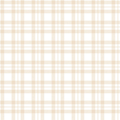 Galerie Tiny Tots 2 Beige Plaid Smooth Wallpaper