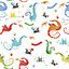 Galerie Tiny Tots 2 Bright Colours Dragons Smooth Wallpaper