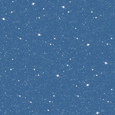 Galerie Tiny Tots 2 Cobalt Blue Glitter Space Sidewall Smooth A4 Wallpaper Sample