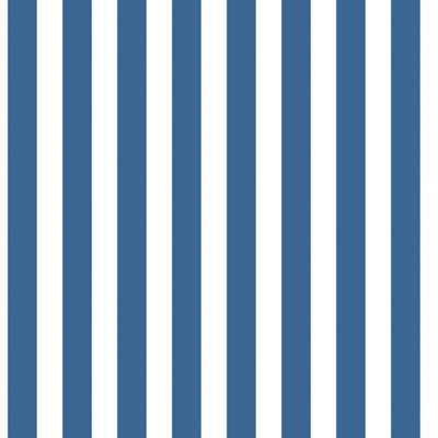 Galerie Tiny Tots 2 Cobalt Blue Regency Stripe Smooth Wallpaper