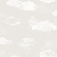 Galerie Tiny Tots 2 Greige Cloud Smooth Wallpaper