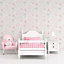Galerie Tiny Tots 2 Grey Pinks Fairytale Smooth Wallpaper