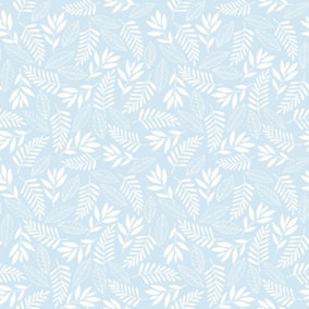 Galerie Tiny Tots 2 Light Blue Koala Leaf Smooth Wallpaper