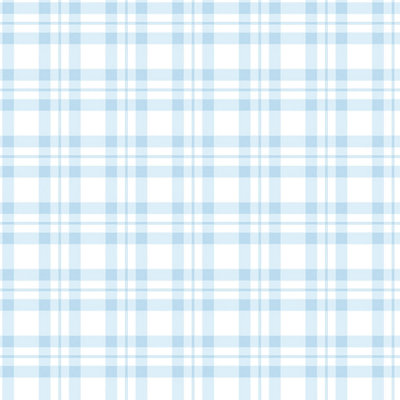 Galerie Tiny Tots 2 Light Blue Plaid Smooth Wallpaper