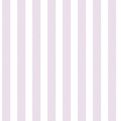 Galerie Tiny Tots 2 Light Purple Regency Stripe Smooth Wallpaper