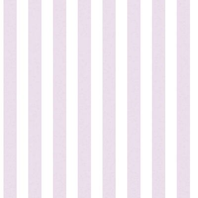 Galerie Tiny Tots 2 Light Purple Regency Stripe Smooth Wallpaper