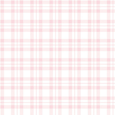 Galerie Tiny Tots 2 Pink Plaid Smooth Wallpaper