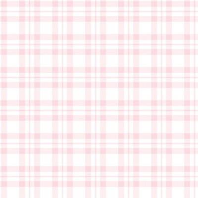 Galerie Tiny Tots 2 Pink Plaid Smooth Wallpaper