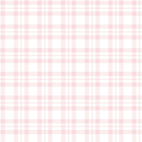 Galerie Tiny Tots 2 Pink Plaid Smooth Wallpaper